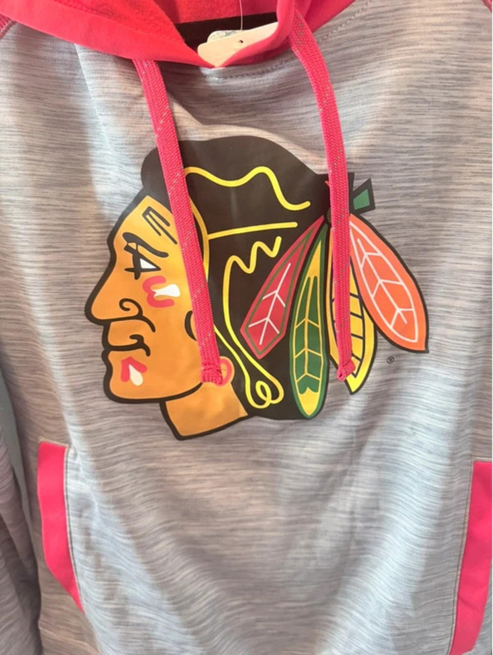 Chicsgo Blackhawks hoodedsweatshiry S